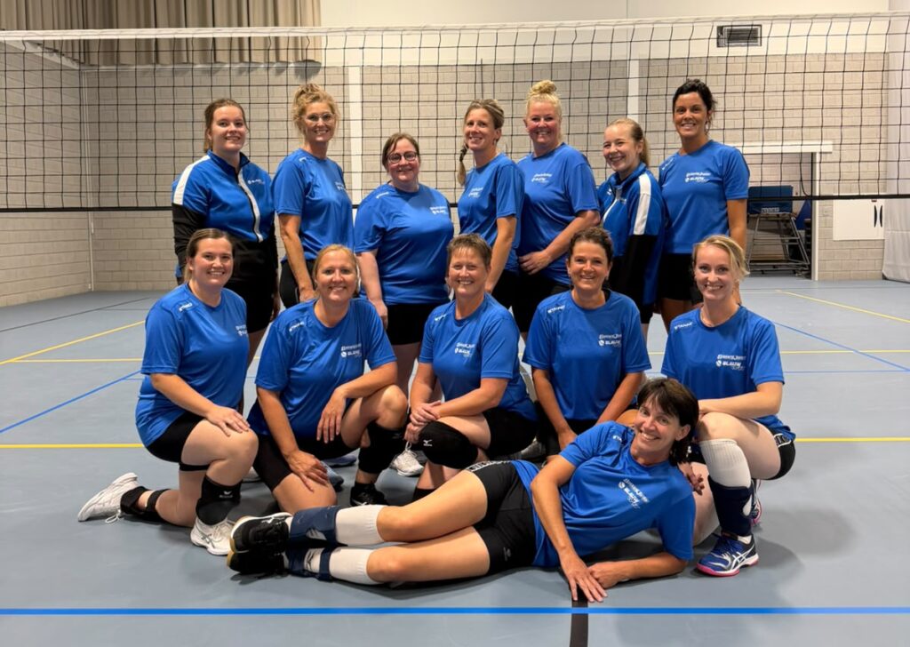 Recreanten Dames Blauw Wit